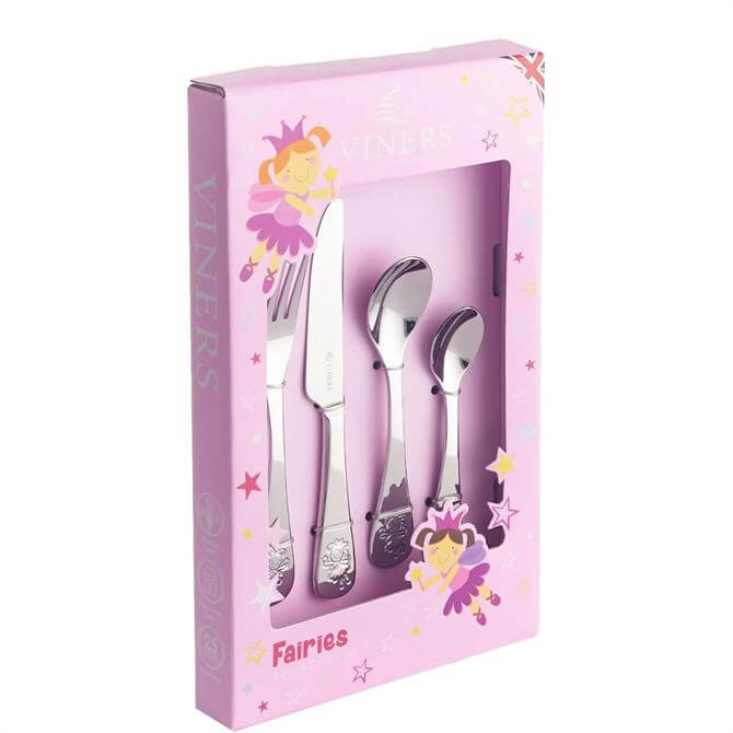 Viners Fairies 4 Piece Stainless Steel Cutlery Set